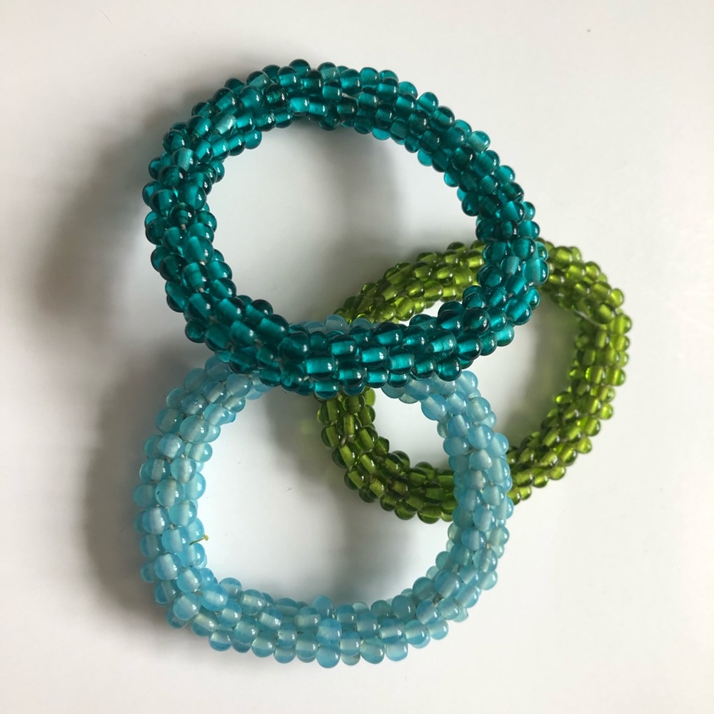 3 Beaded bracelets